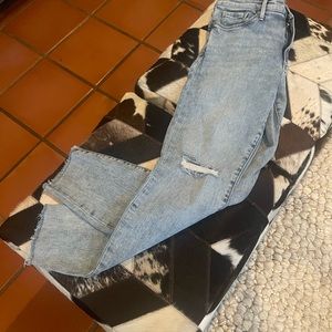 Banana Republic distressed ankle jeans